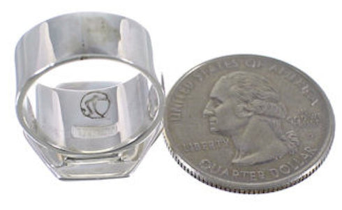 Sterling Silver Multicolor High Quality Ring Size 6-1/4 EX40710